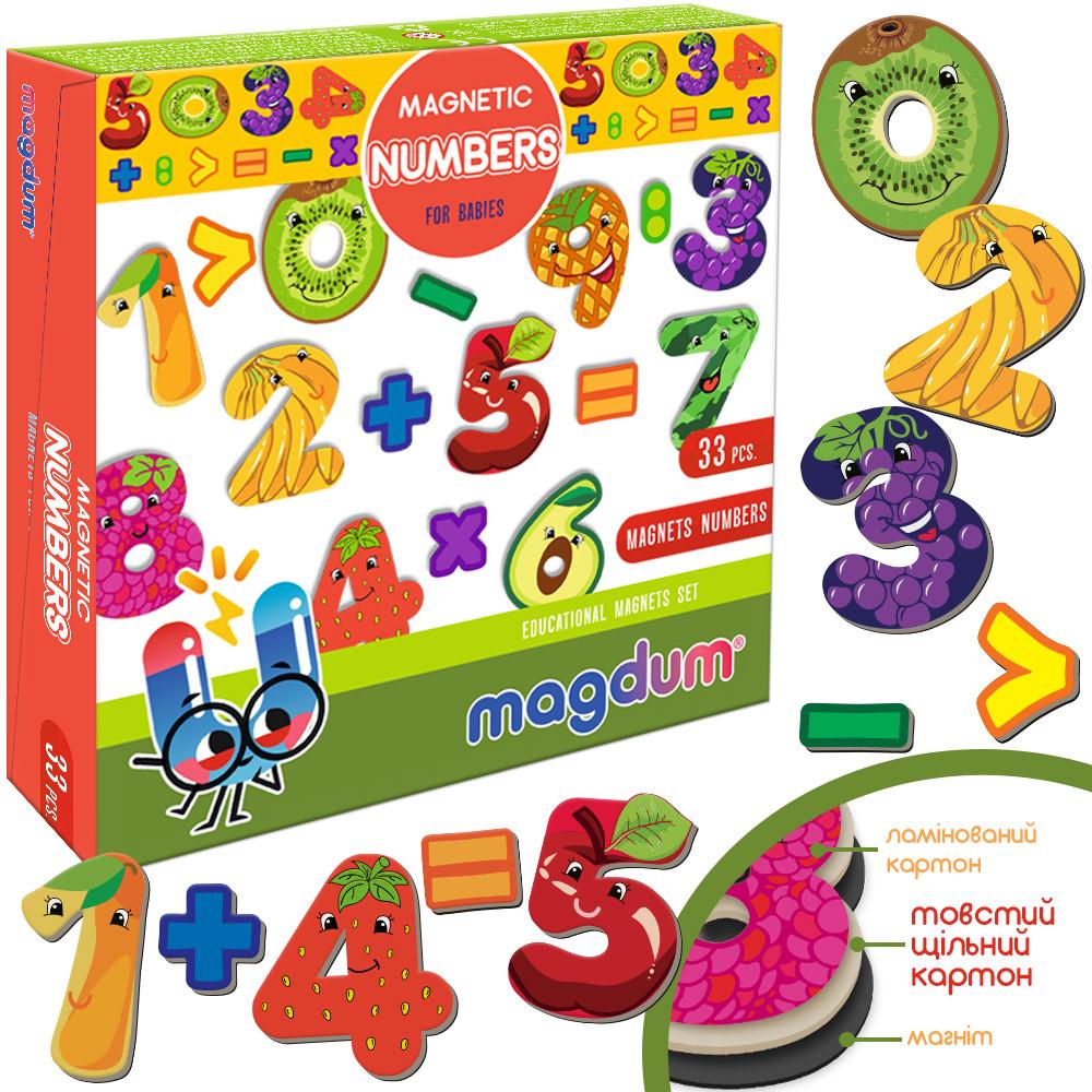Набір магнітів Magdum Цифри (ML4031-37) - фото 11