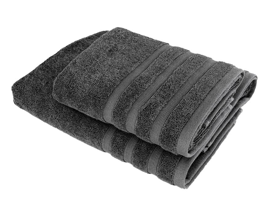 Набор полотенец Maisonette Velora 550 г/м2 50х90/70х125 см Антрацит