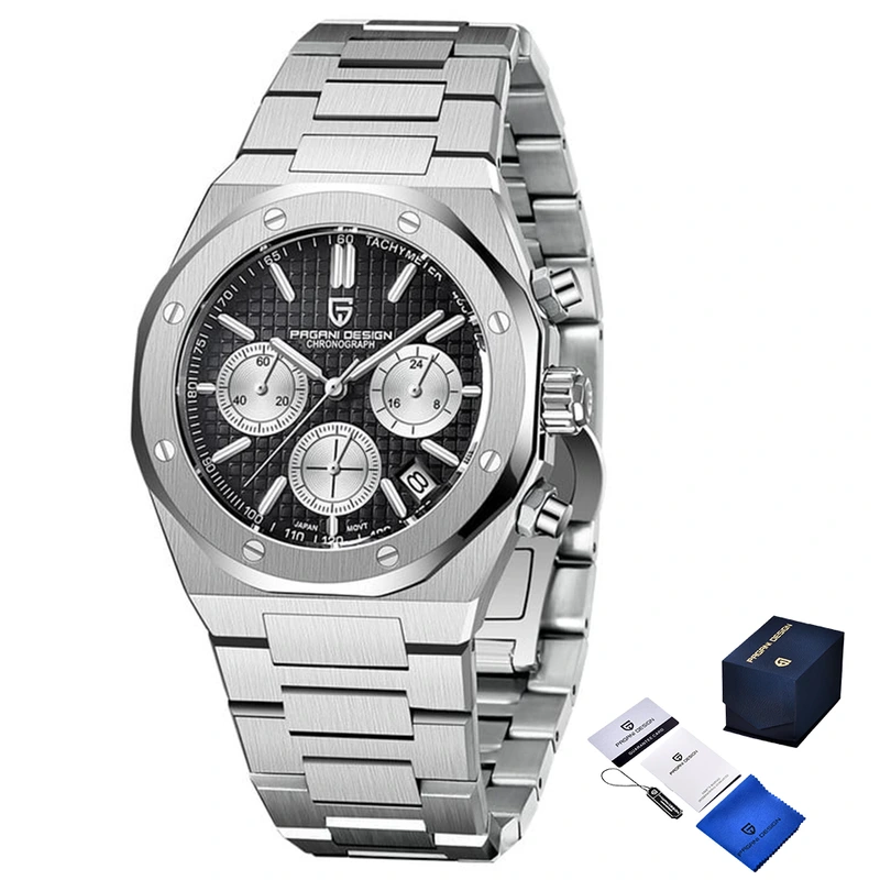 Наручные часы Pagani Design PD-1707 Silver/Black