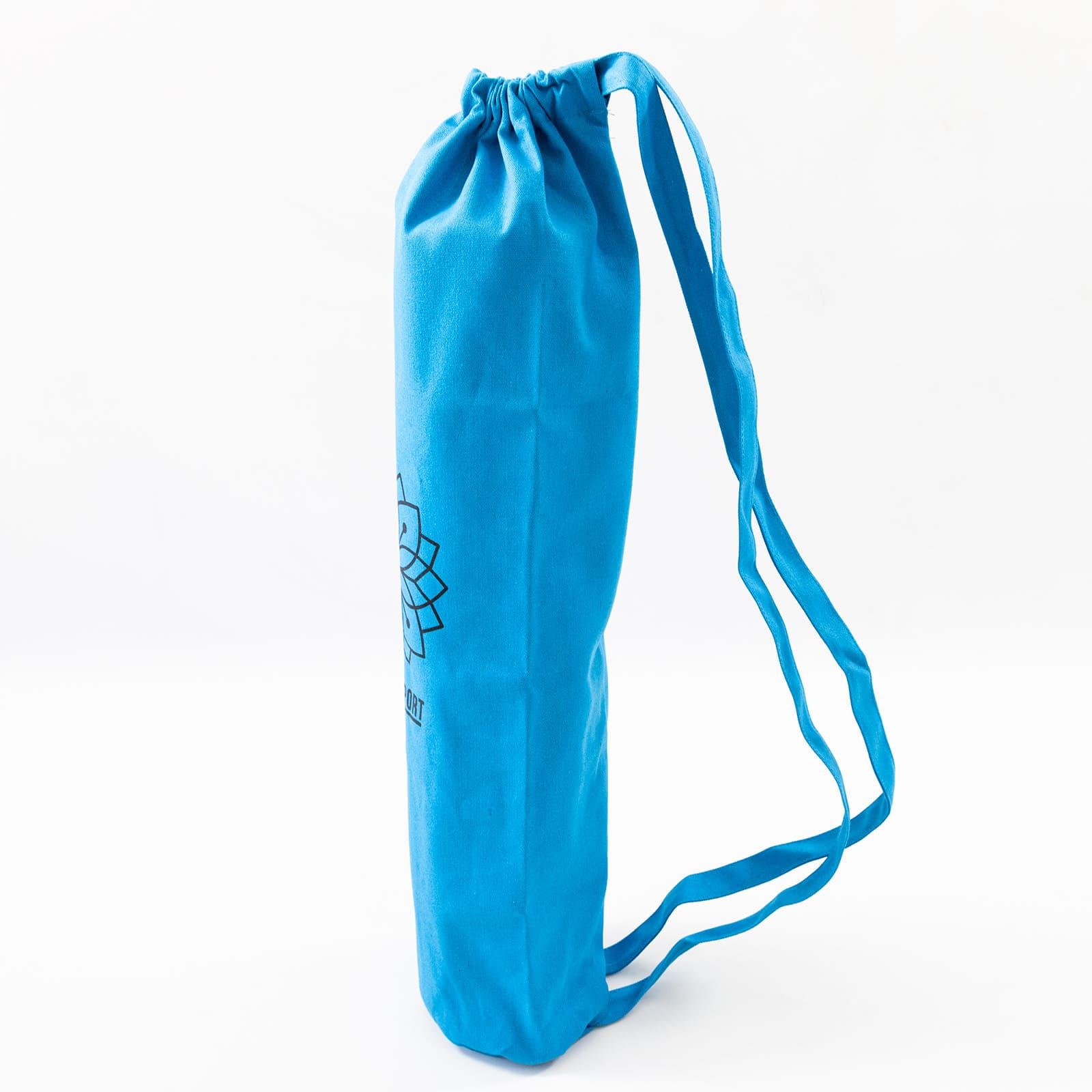 Чохол для килимка OSPORT для йоги/фітнесу та туризму з канвасу Бірюзовий (OF-0289) - фото 3