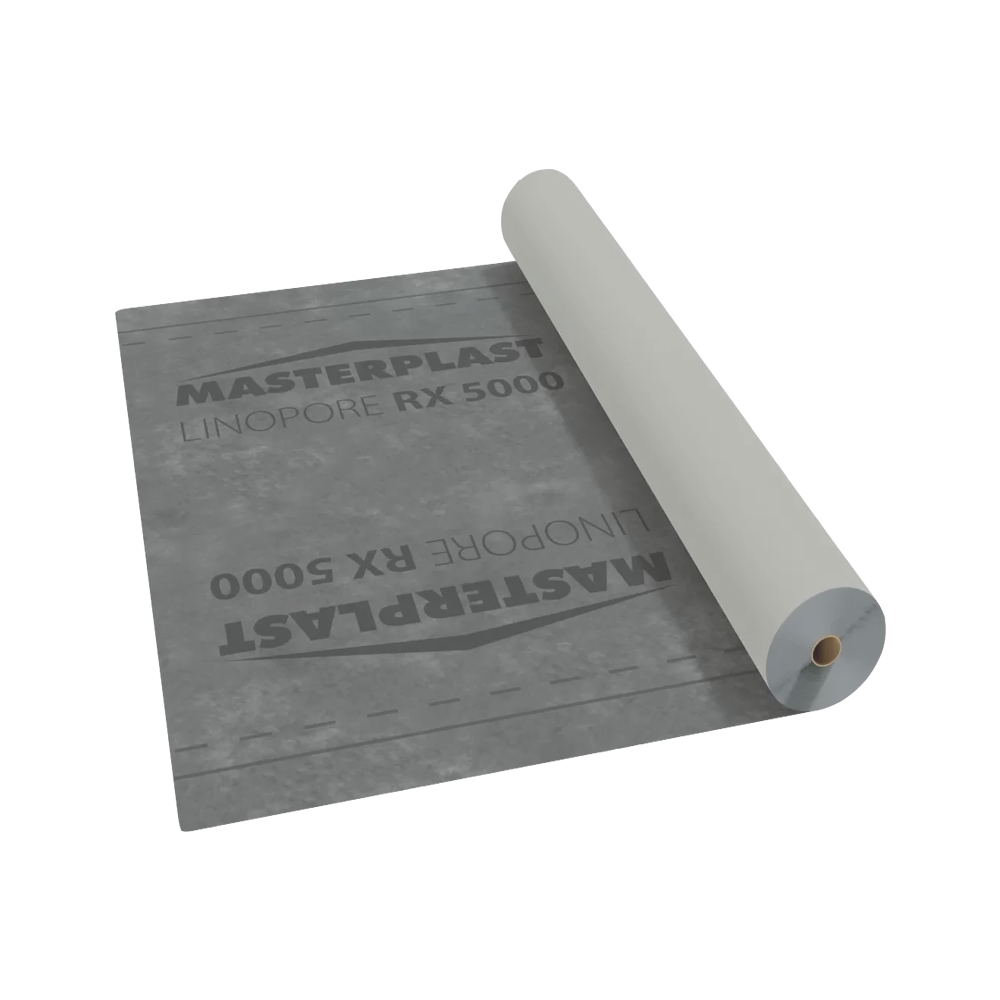 Супердифузійна мембрана Masterplast Linopore RX 5000 130 г/м² 75 м² рулон гідроізоляція для даху та фасаду (33549135)
