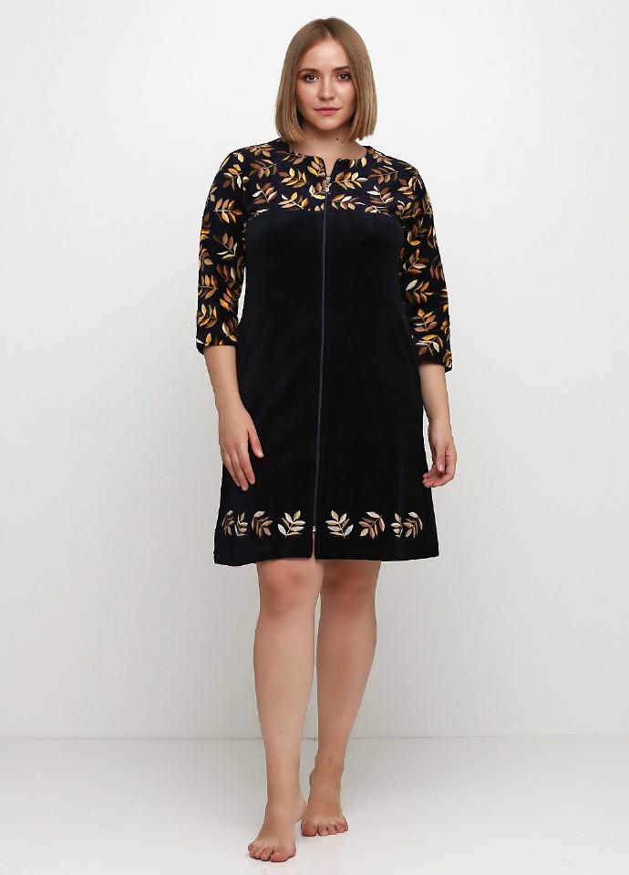 Халат Wild Love L темно-Синий (20838)