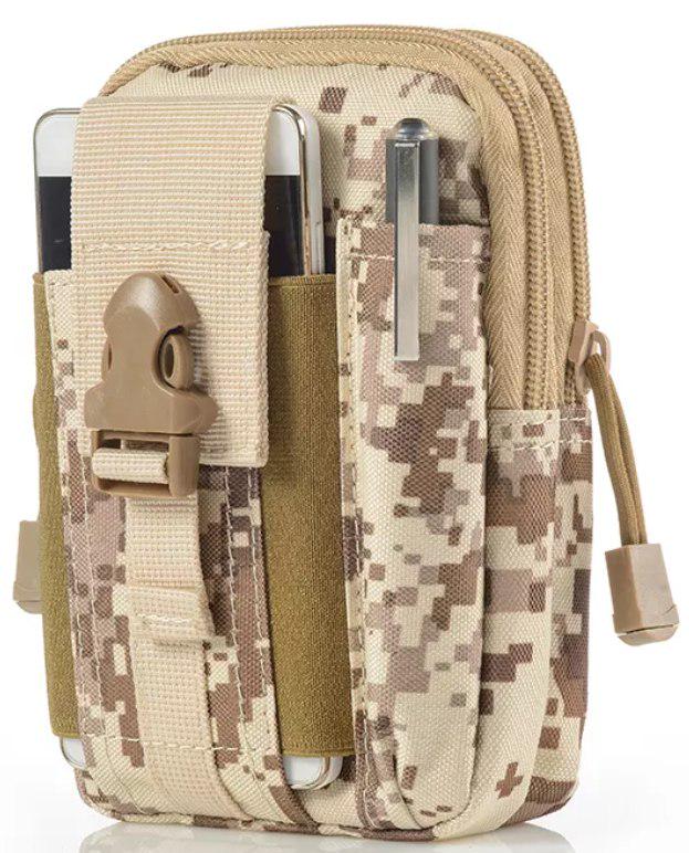 Подсумок органайзер многофункциональный Пиксель/Коричневый (st0015)