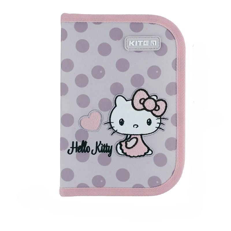 Пенал з наповненням KITE Hello Kitty 1 відділення 2 вилоги (HK24-622H) - фото 1