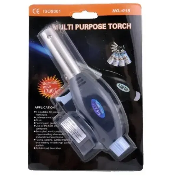 Горелка-насадка на газовый баллончик Flame Gun 915а с пьезоподжигом (915а)