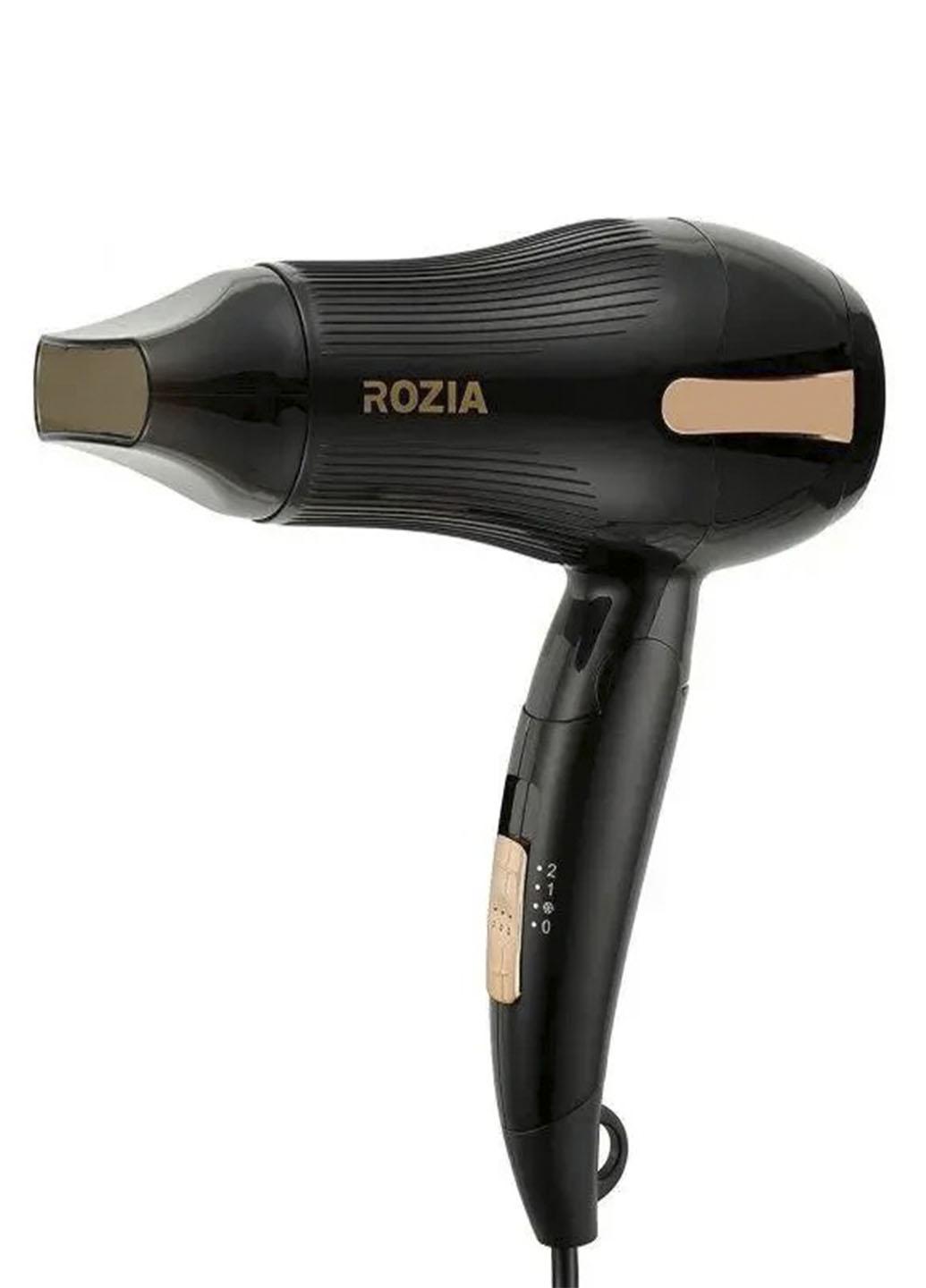 Фен дорожный складной компактный Rozia HC-8170 1200 Вт Черный (C8170)