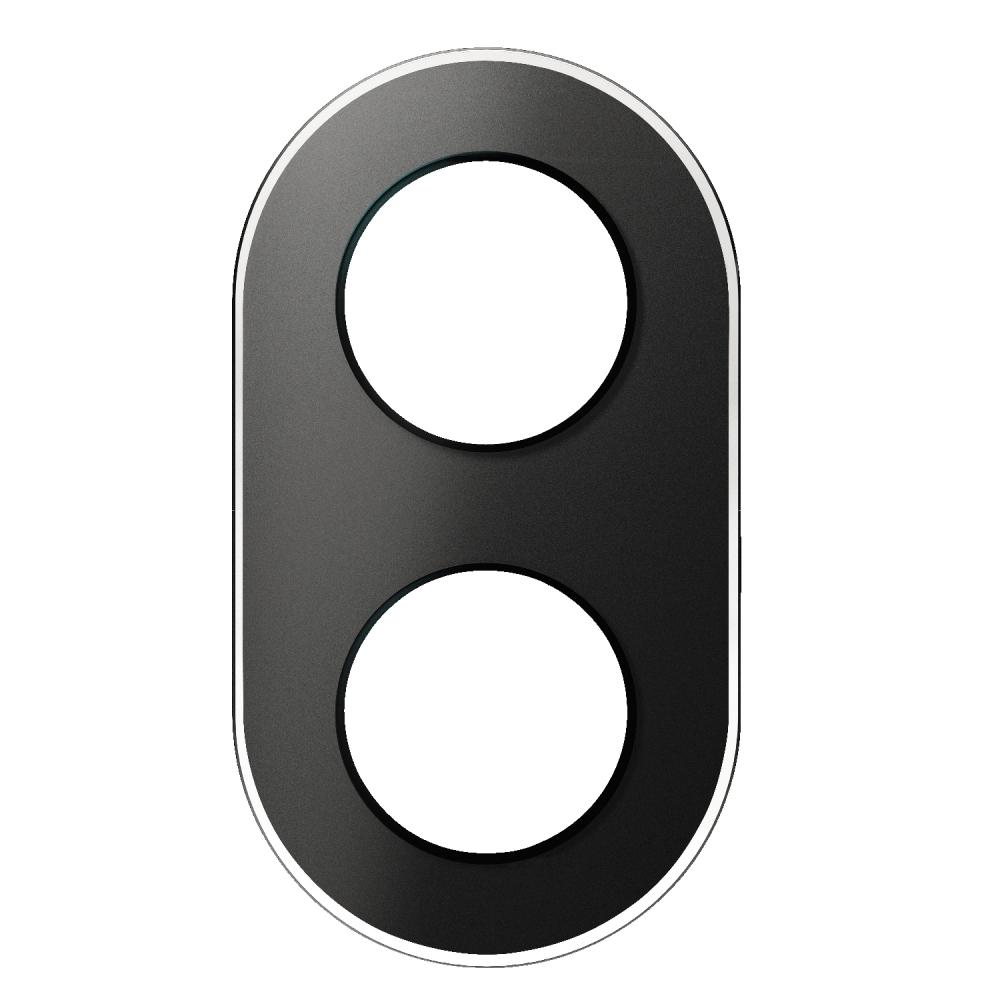 Рамка Schneider Electric 2-х постовая PC/ABS Renova Schneider Electric Черный (WDE011427)