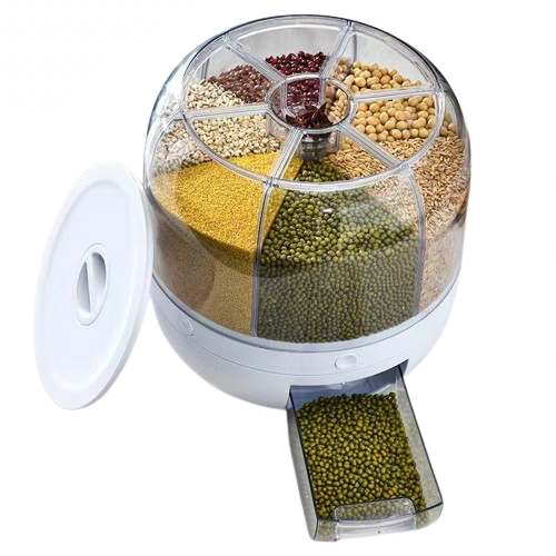 Органайзер для круп кухонный многоразовый 360 ° Белый (34958394)