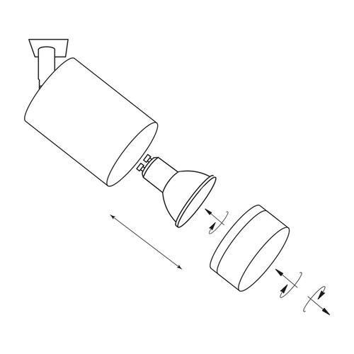 Прожектор на шину LIGHT SET SHYPIT TR 5511 GU10 WH (86721) - фото 2 Прожектор на шину LIGHT SET SHYPIT TR 5511 GU10 WH (86721) - фото 2