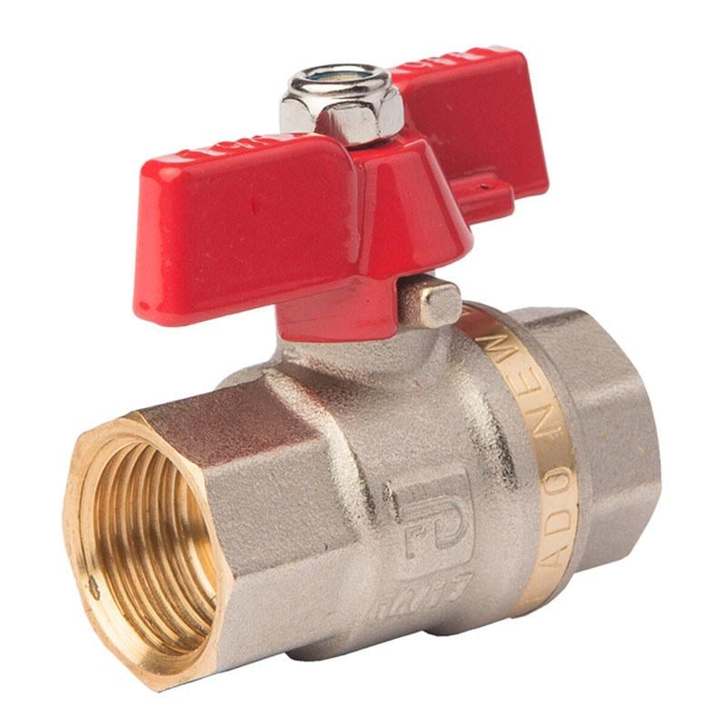 Кран шаровой FADO New 3/4" ВВ прямой латунь (KB2)