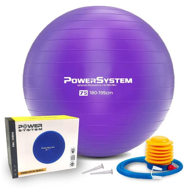 Фітбол для фітнесу Power System PS-4013 PRO Gymball Ø 75 см Purple (PS-4013_75cm_Purple)