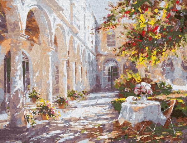 Картина по номерам Идейка Испанский двор 40х50 см в термопакете (KHO2303)