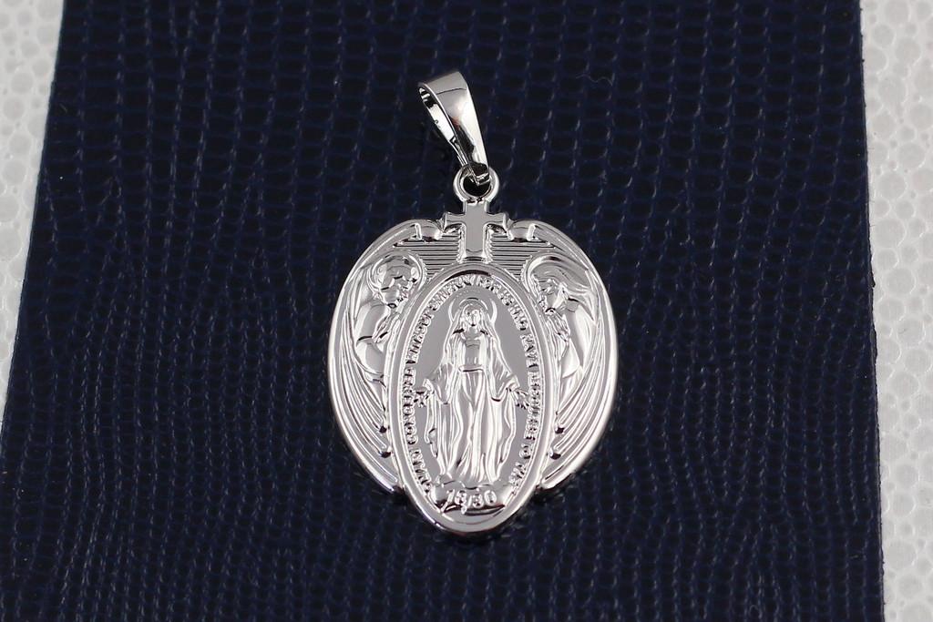 Ладанка Xuping Jewelry Иисус с ангелами 2,9 см Серебристый