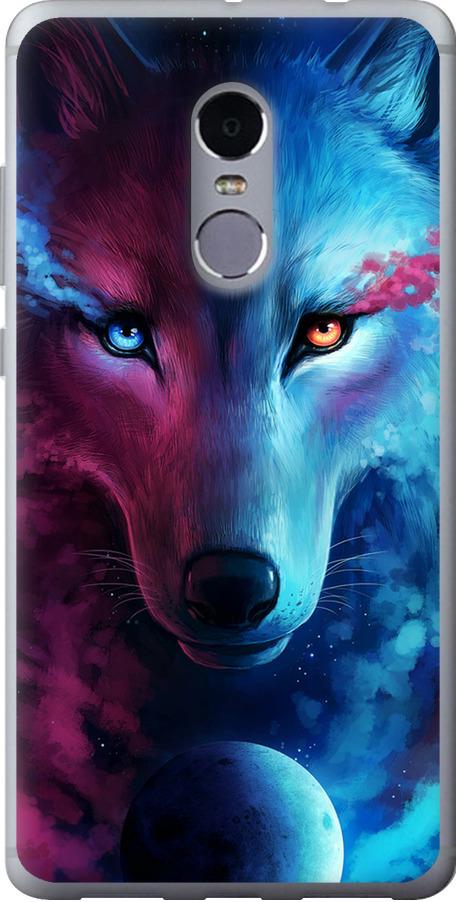 Чехол на Xiaomi Redmi Note 4 Арт-волк (3999t-352-42517)