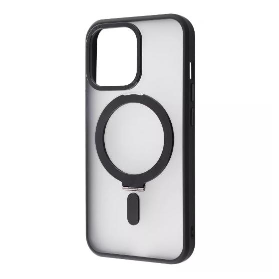 Чохол-накладка для телефону WAVE Premium Attraction Case with Magnetic Ring - iPhone 14 Pro black (446200001)
