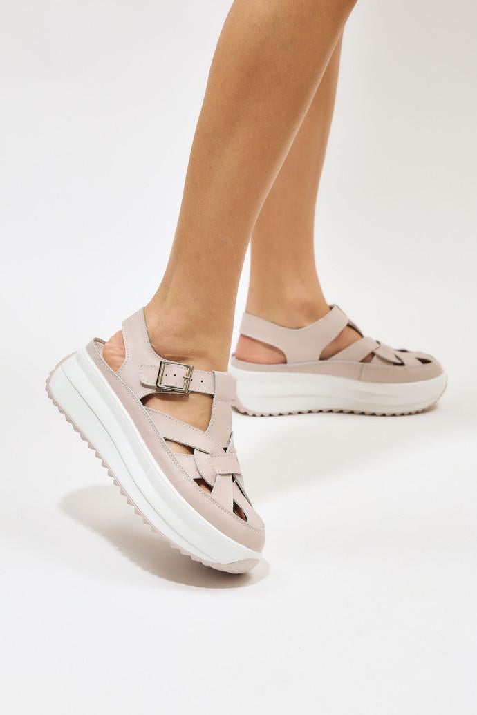 Сандалии женские ALLSY на платформе р. 38 Розовый (195315)