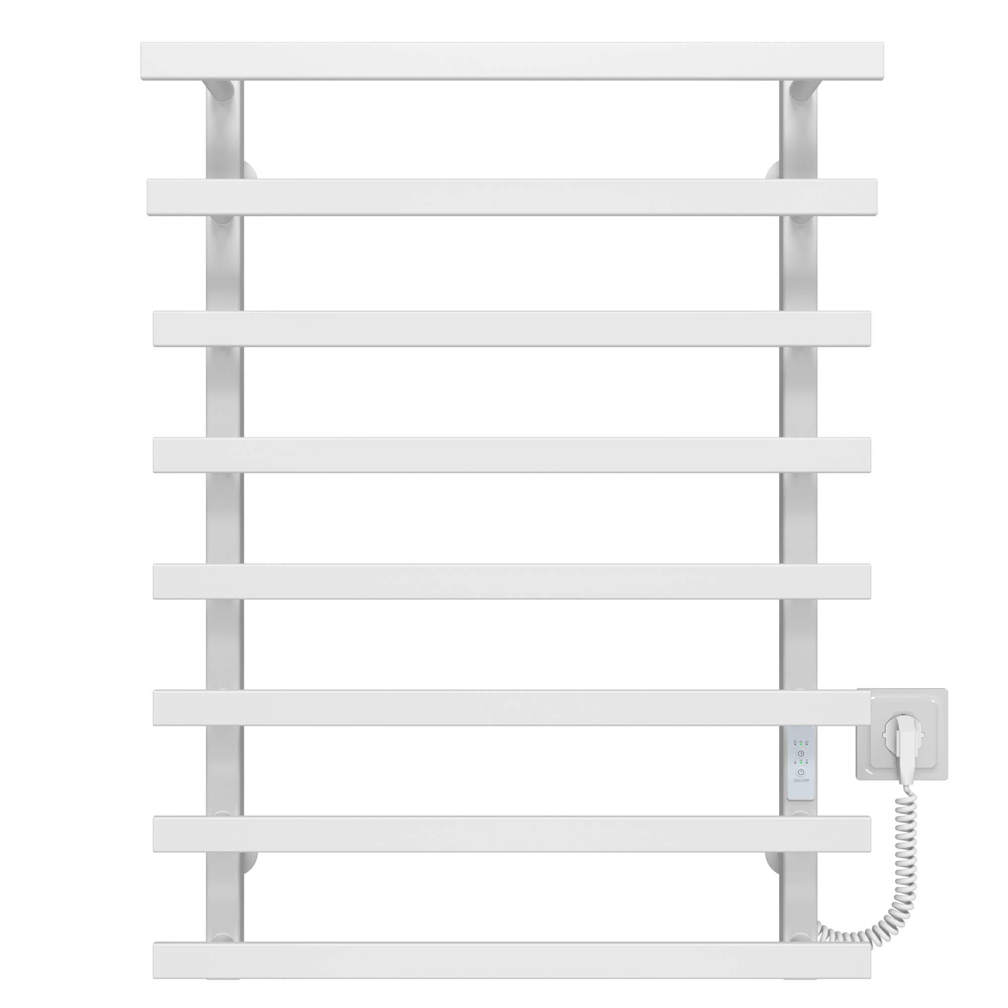 Рушникосушарка електрична Deffi Breeze П8 WD04 праве підключення нержавіюча сталь 400x800 мм Білий (A.BZ.80.40.8.E.W.R.4)