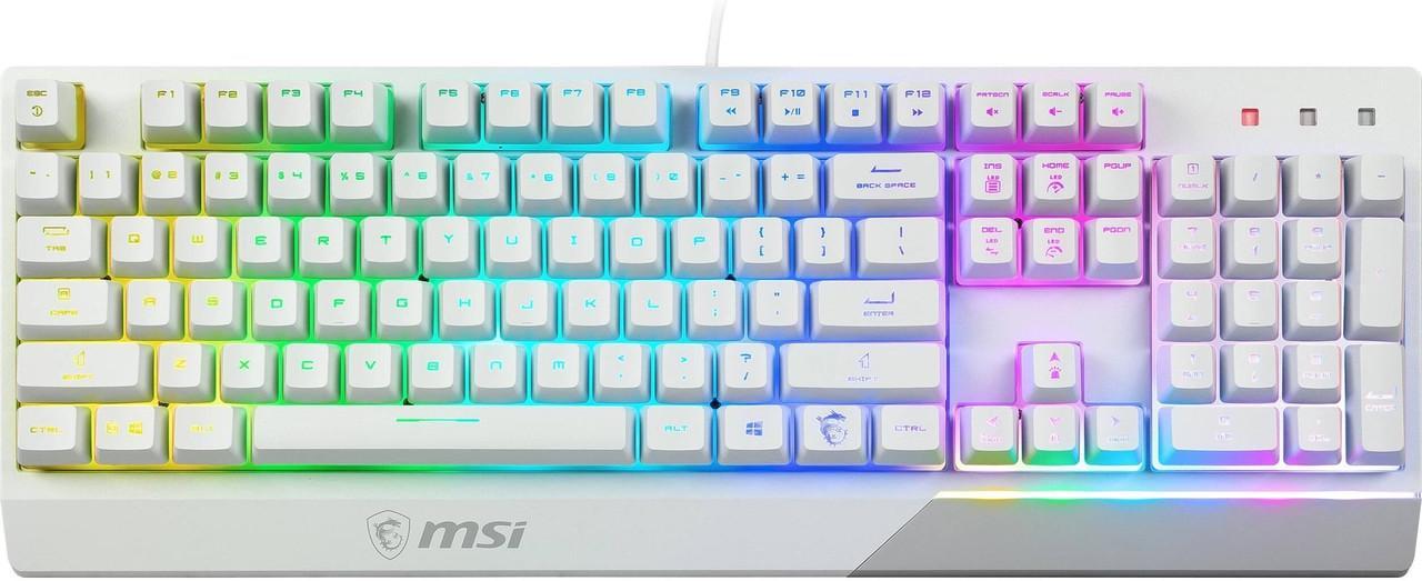 Клавіатура MSI Vigor GK30 USB Білий (S11-04UA301-CLA)
