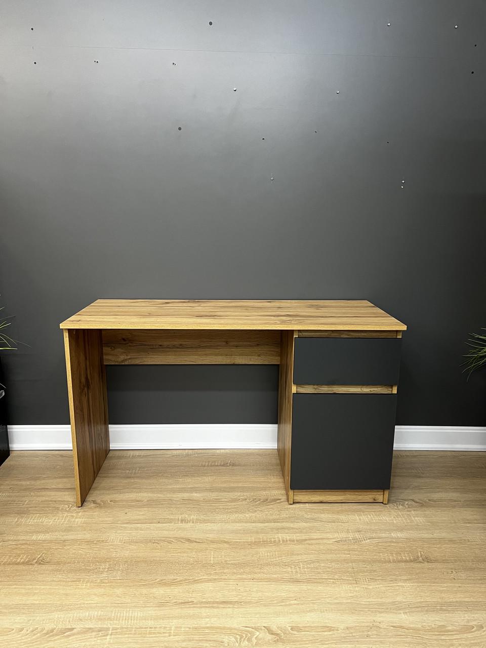 Стіл письмовий без ручок Лайт 1250х750х530 мм Дуб Аппалачі/Антрацитовий - фото 2 Стіл письмовий без ручок Лайт 1250х750х530 мм Дуб Аппалачі/Антрацитовий - фото 2