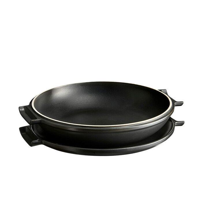Форма для випічки пирога тарт татен Emile HenryDelight з кришкою грифельна 32,5x29,5x8 см (2629763)