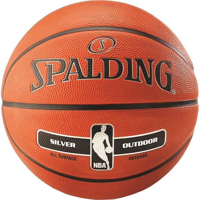 Мяч баскетбольный Spalding NBA Silver Outdoor Size 7