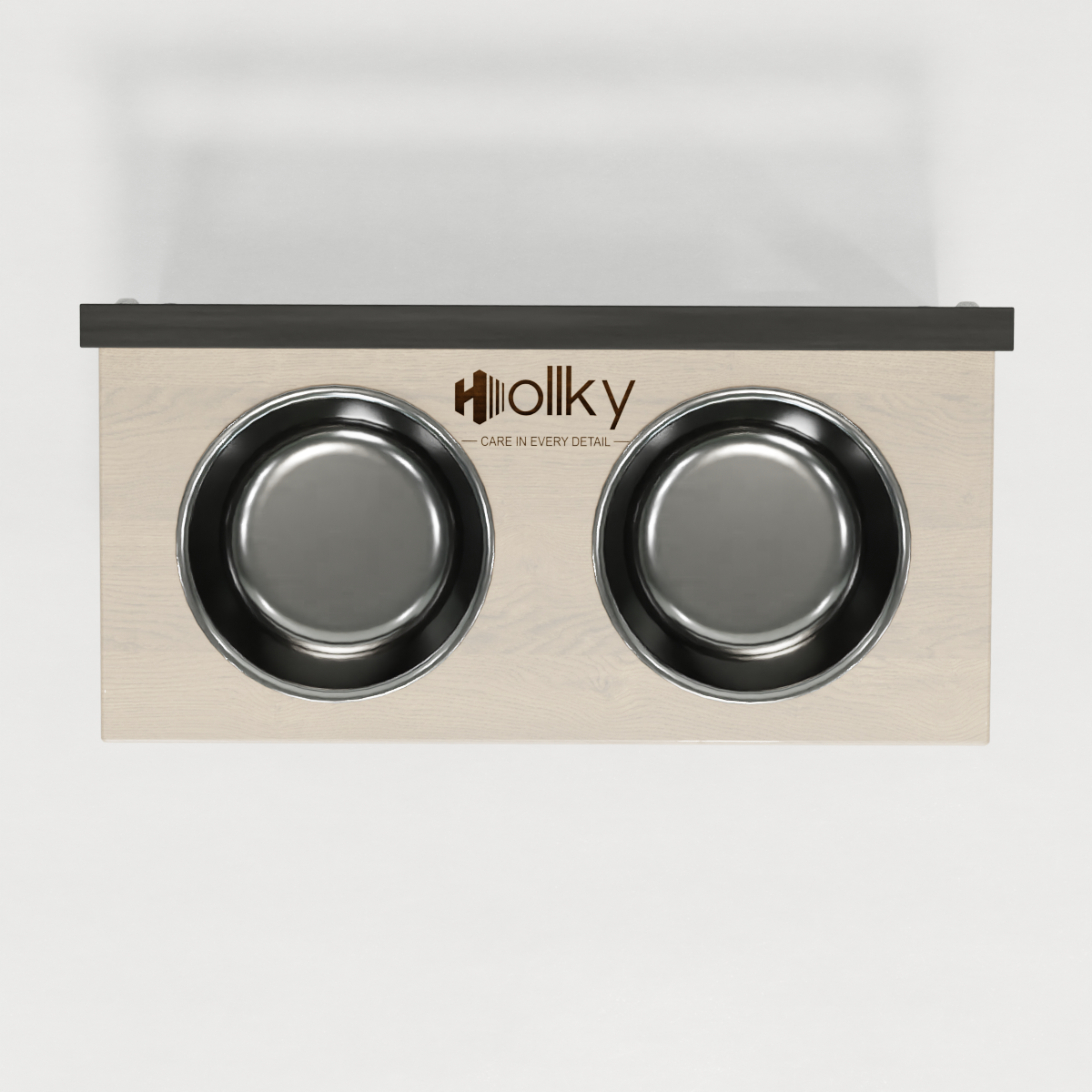 Миски на регульованій підставці для маленьких собак Hollky Flex S 2х0,45 л (FS-422523-GRWH) - фото 9 Миски на регульованій підставці для маленьких собак Hollky Flex S 2х0,45 л (FS-422523-GRWH) - фото 9