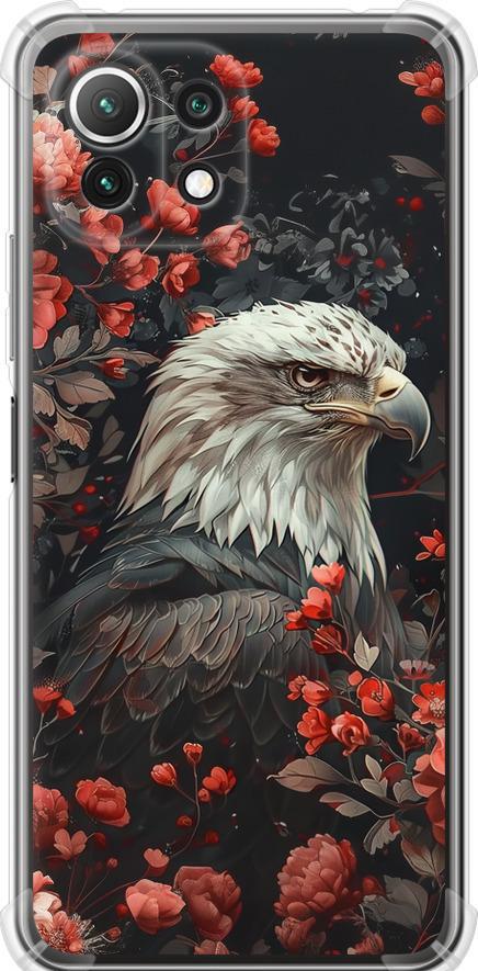 Чохол на Xiaomi Mi 11 Lite Квітковий вартовий (6102sp-2281-42517)