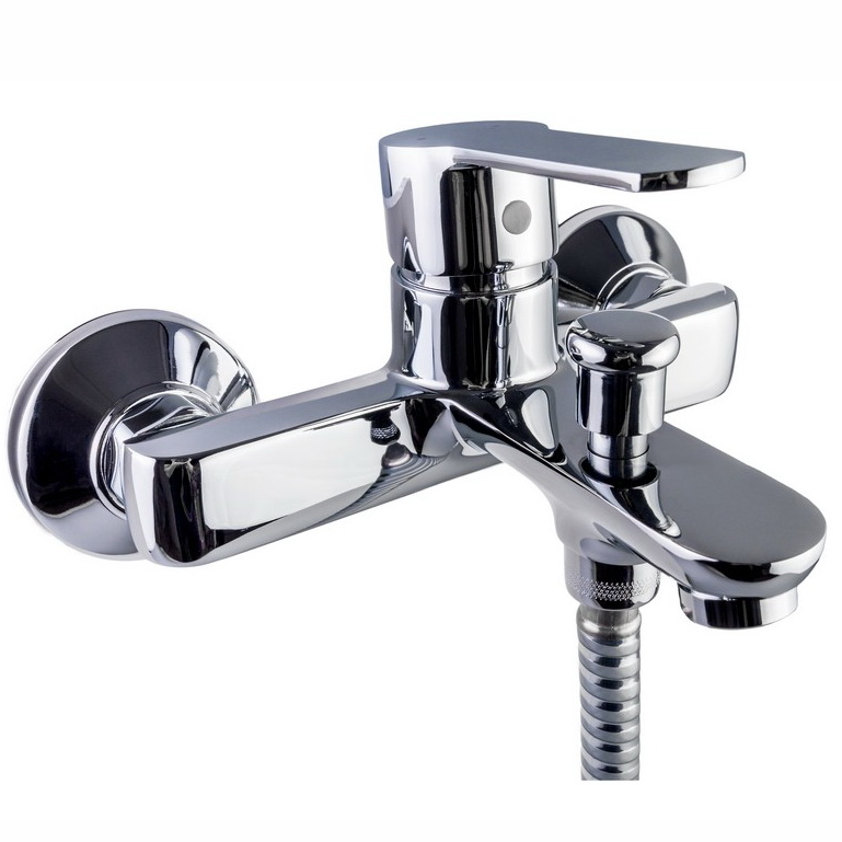 Смеситель для ванны KRONER Bremen-C060 CV012070 однорычажный Хром (137186)