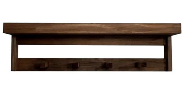 Вешалка для сумок из дерева Меритайм 4 Капучино (ВСУ-404409)