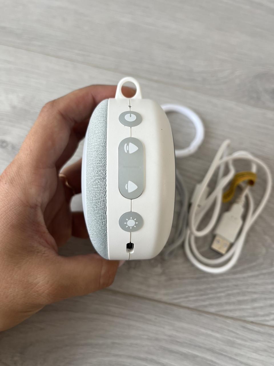 Машина белого шума Dreamegg D11 портативная для сна и релакса тихая USB Белый - фото 8