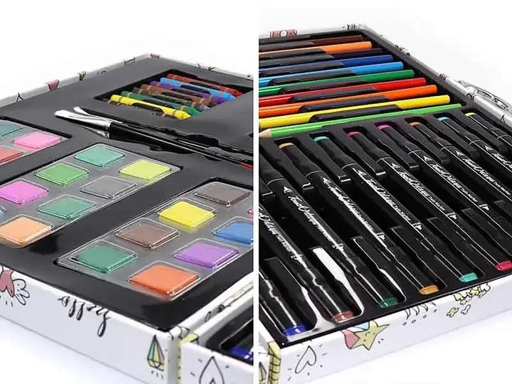 Набір для творчості дитячий художній в алюмінієвій валізі на 68 предметів для малювання - фото 9 Набір для творчості дитячий художній в алюмінієвій валізі на 68 предметів для малювання - фото 9