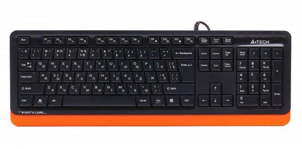 Клавиатура A4Tech Fstyler FKS10 Orange USB (1296950)
