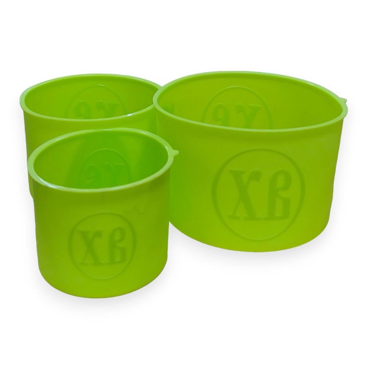 Набір форм для пасок MagicKitchen силіконові 3 шт. Салатовий (203763-сал)