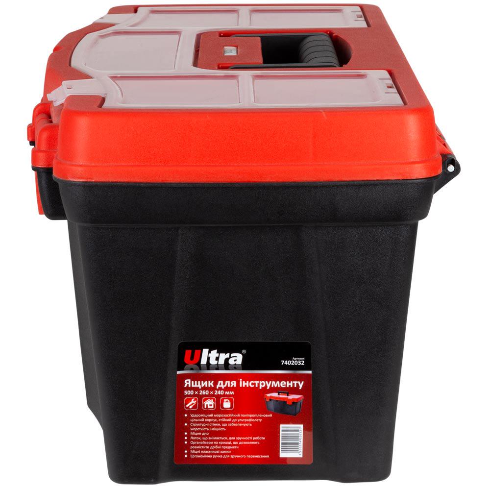 Ящик для инструмента Ultra 500x250x250 мм (7402032) - фото 6 Ящик для инструмента Ultra 500x250x250 мм (7402032) - фото 6