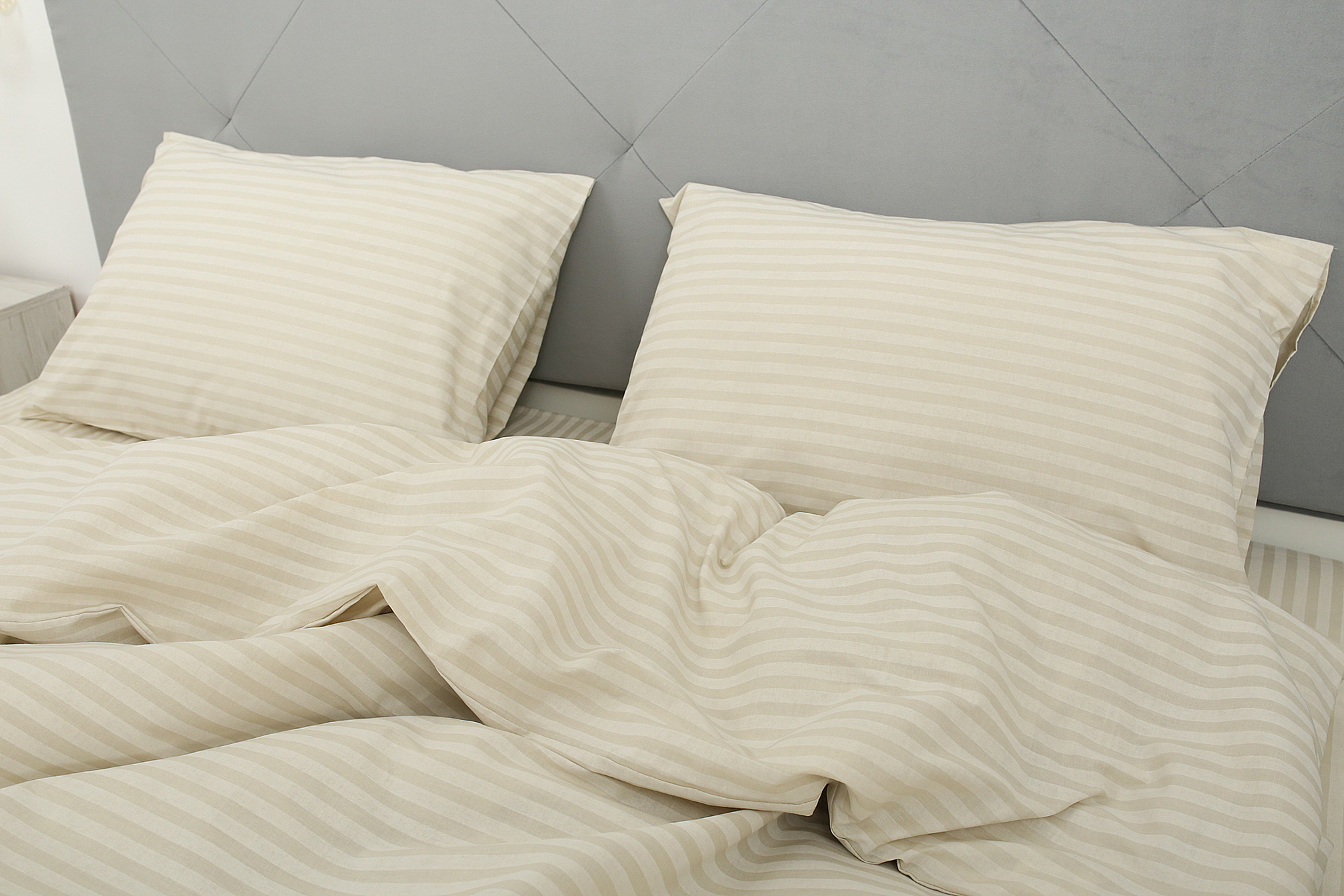 Комплект постельного белья евро Amore GLux-10023 бязь Молочный (KPB-Ae-Glux-10023beige(50x70)_) - фото 3 Комплект постельного белья евро Amore GLux-10023 бязь Молочный (KPB-Ae-Glux-10023beige(50x70)_) - фото 3