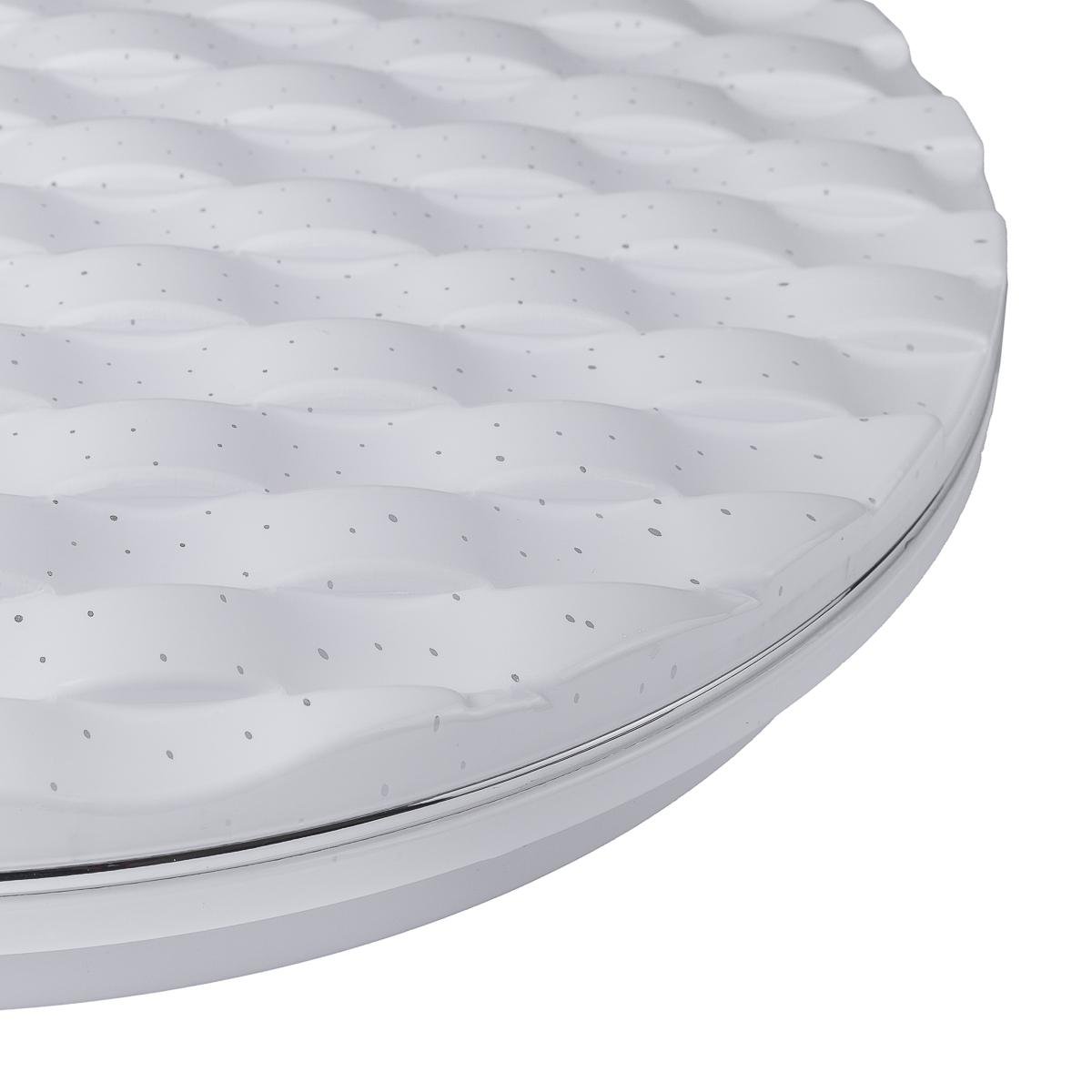 Стельовий світильник Vestum CELL зоряне небо 80W 3000K-6500К з ДК 480х70 мм Срібний - фото 3