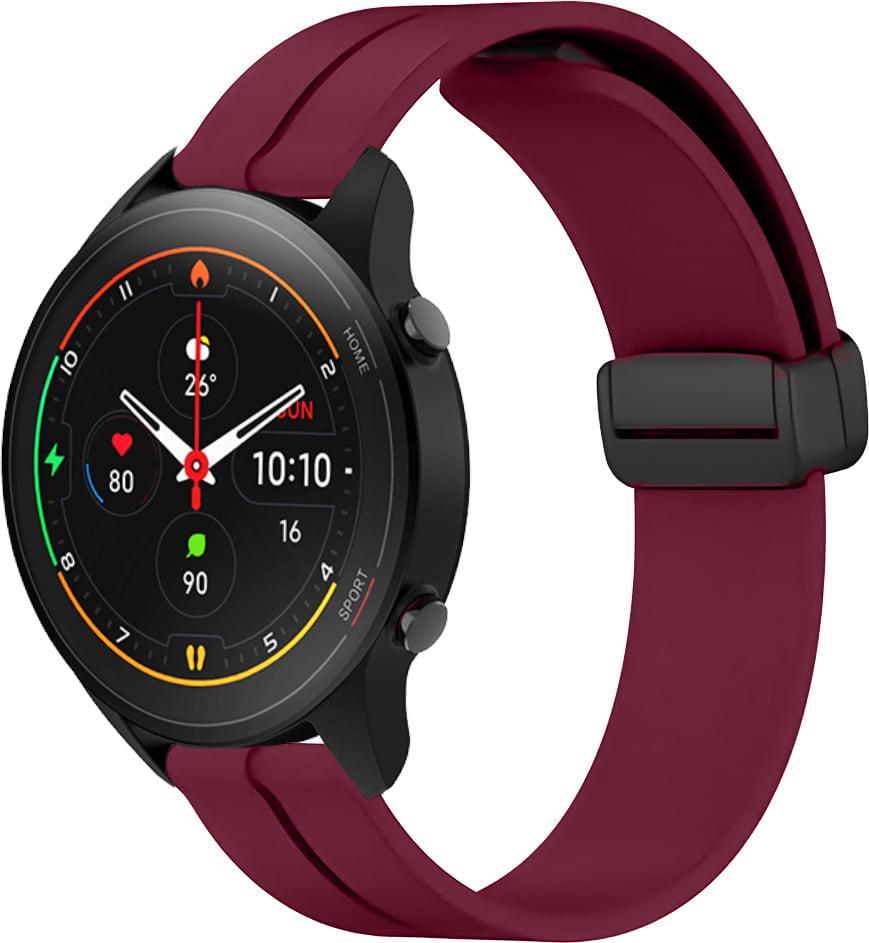 Ремешок силиконовый Rysta для Xiaomi Mi Watch Wine (41887-42)