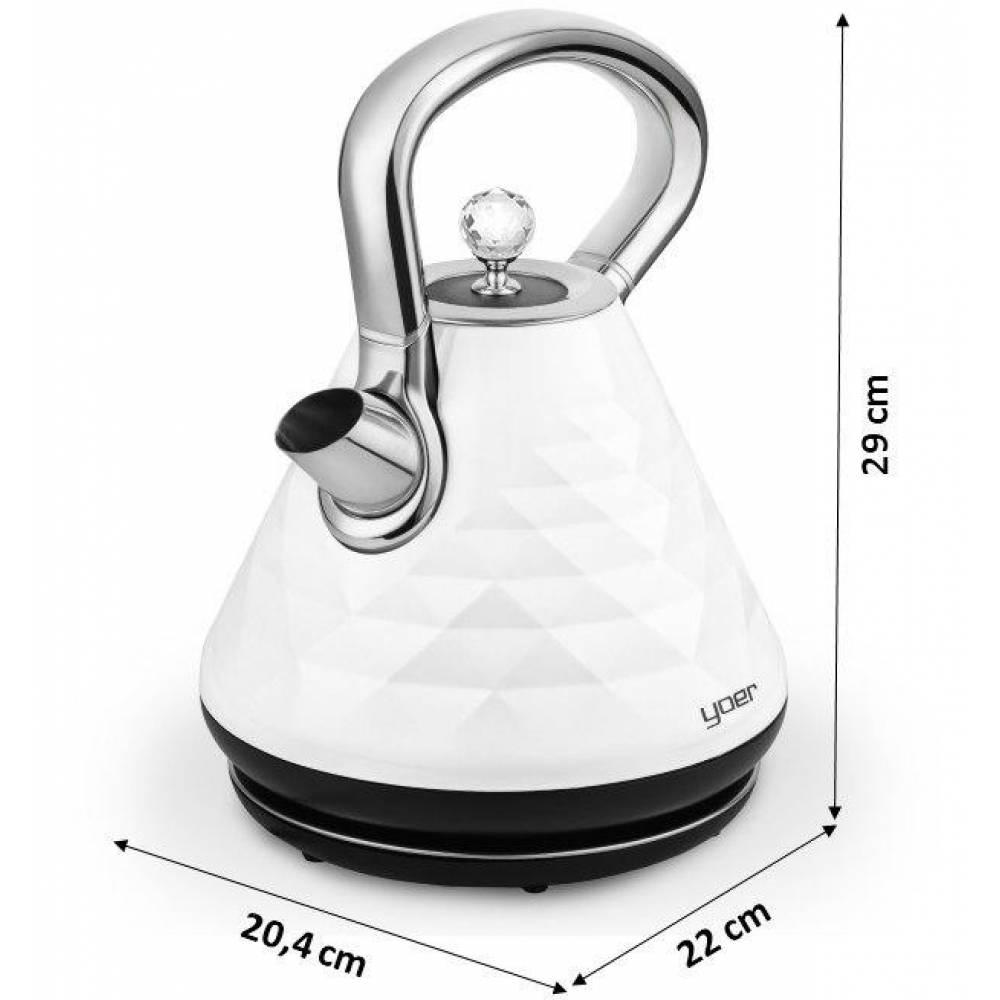 Електрочайник Yoer Diamond EK01W (69993) - фото 2 Електрочайник Yoer Diamond EK01W (69993) - фото 2