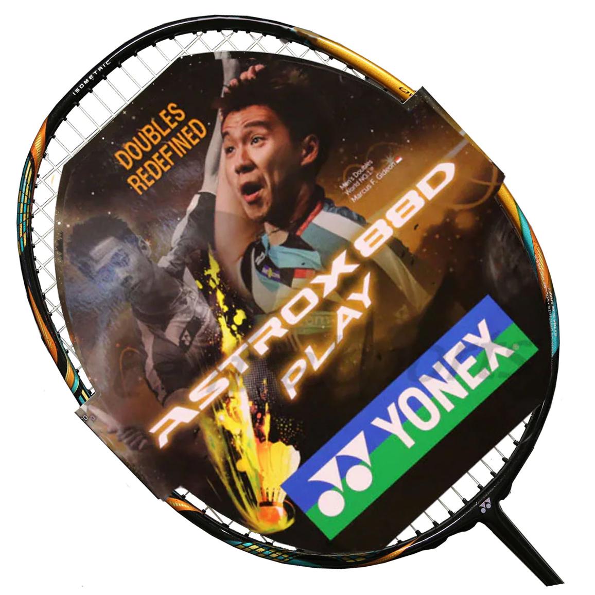 Набір для бадмінтону Yonex Luxe 2 ракетки/12 пір'яних воланів/2 намотки/2 чохла - фото 6