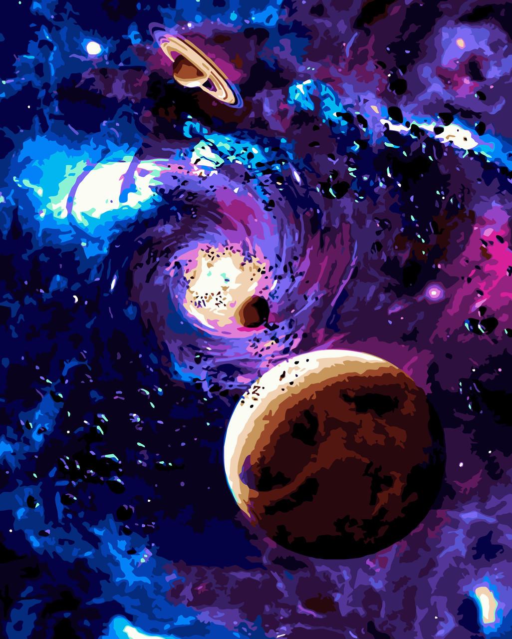 Картина за номерами ORIGAMI Космос Всесвіт 40х50 см (LW208)