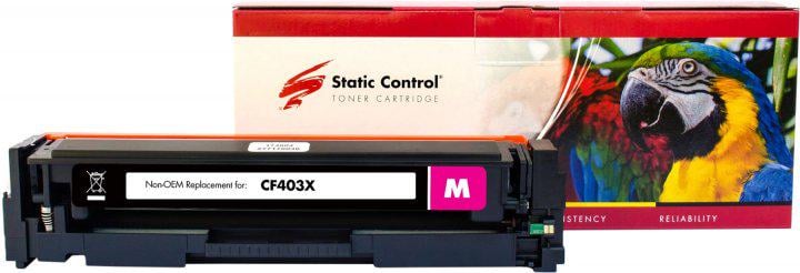 Картридж Static Control Parrot совместимый аналог HP CF403X 201X/Canon 045H Magenta (002-01-LF403X)