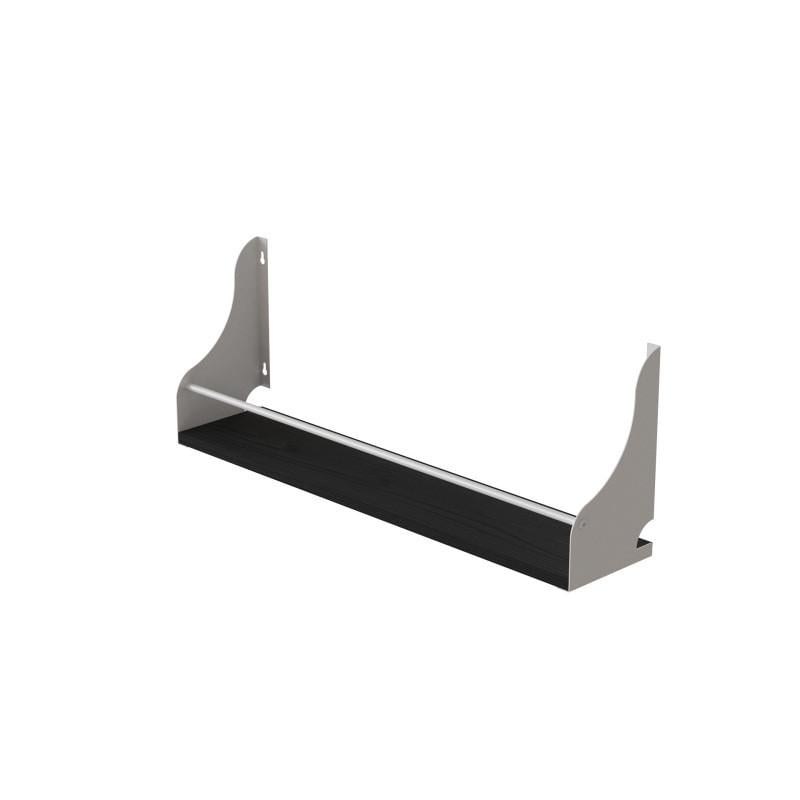 Полиця настінна Ferrum Decor Ізі ДСП/метал 260x500x150 мм Білий/Венге (FRD-102914) Полиця настінна Ferrum Decor Ізі ДСП/метал 260x500x150 мм Білий/Венге (FRD-102914)