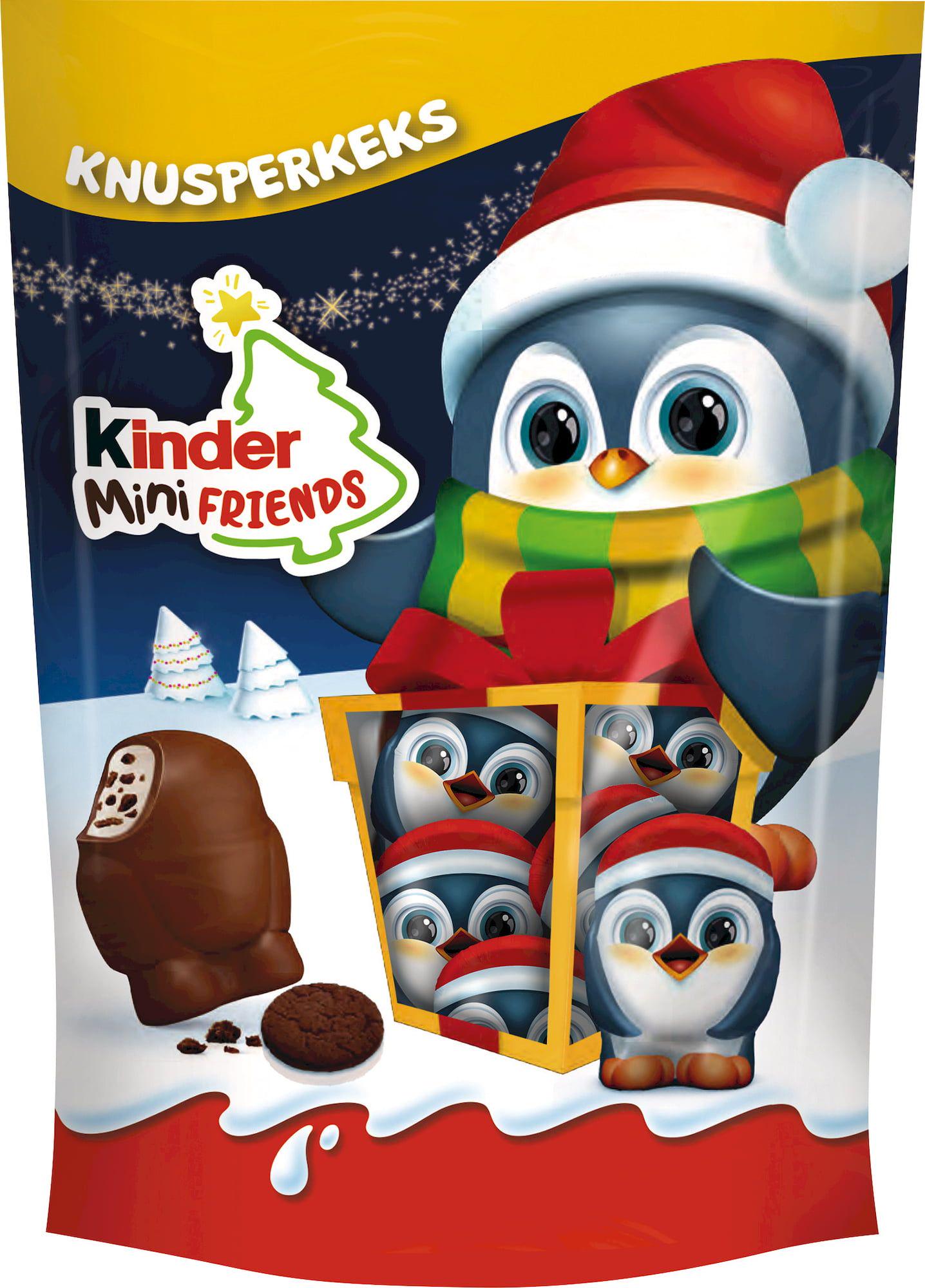 Новорічний набір цукерок Kinder Mini Friends Crunchy Biscuits 122 г (21695250)