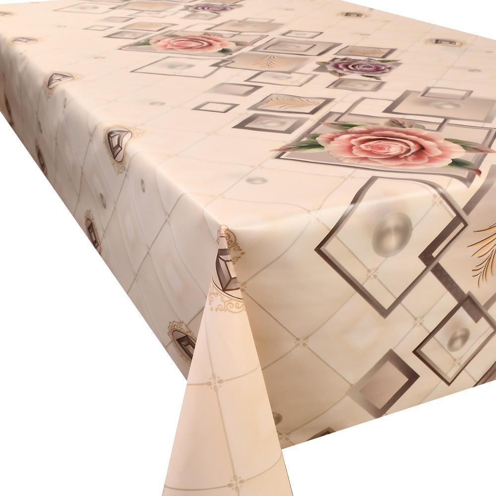 Клеенка с принтом версаль 3D 1,37х20 м (MA-4591)