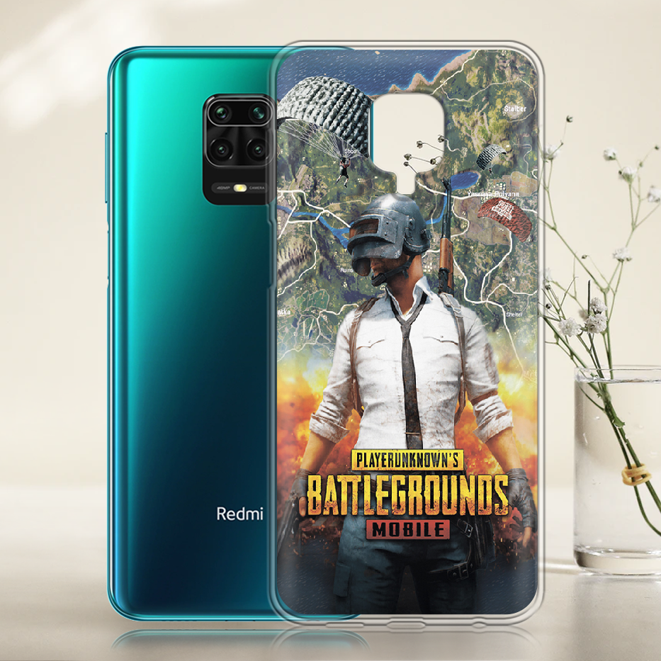 Чохол Boxface Xiaomi Redmi Note 9S PUBG Mobile Прозорий силікон (39475-up2309-39475) - фото 2