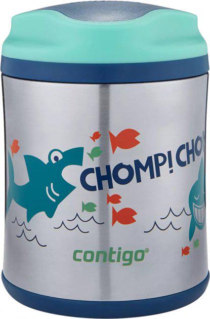 Термос для еды Contigo 295 мл Sharks Blue/Teal (1075-73507)