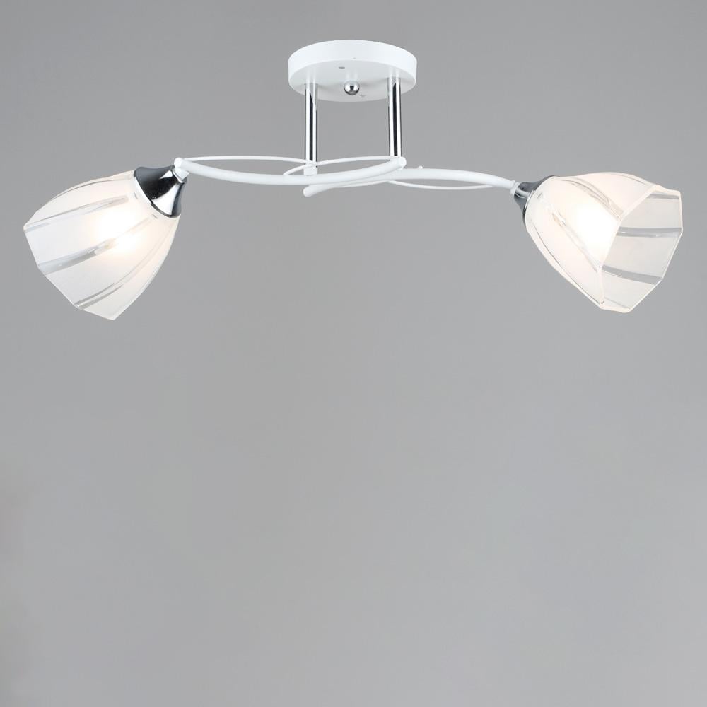 Люстра потолочная Light House SRS-19064/2 Белый/Хром