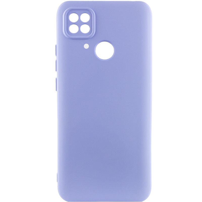 Противоударный чехол Silicone Cover Lakshmi Full Camera (AA) для Xiaomi Redmi 10C сиреневый