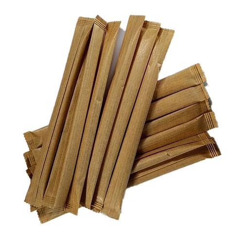 Мішалка дерев'яна в індивідуальній упаковці 14 см 500 шт. (7070)