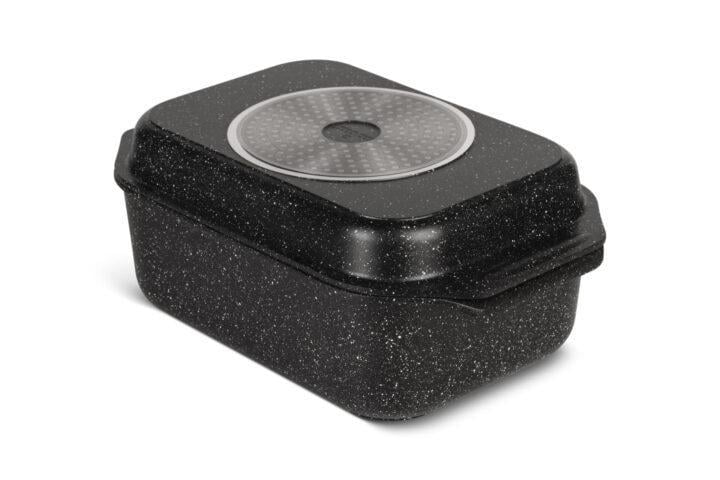 Гусятница Edenberg EB-4609 из литого алюминия с мраморным покрытием и жаровней 6,5 л (2530555700)